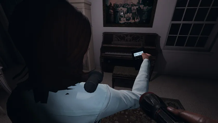 Recorder in dark
